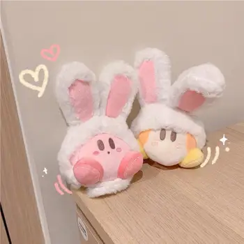 Kawaii Bunny Ears Kirby Star Plush Toy 2