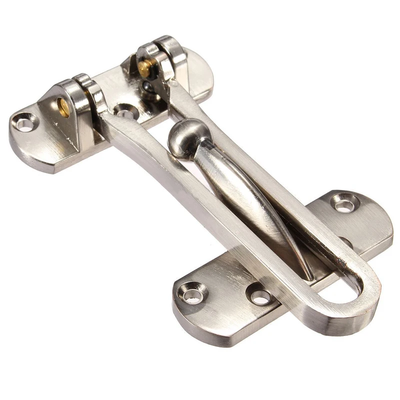 

Door Security Safety Locks Strong Durable Home Chain Lock Guard Catch Hasp Clasp Lock for Door Security Tools