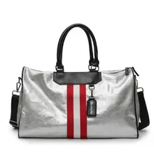 Для транспортировки на короткие расстояния дорожная сумка Женская Ручная Чемодан сумки Для мужчин версия мягкие из искусственной кожи Большой Ёмкость Водонепроницаемый Фитнес