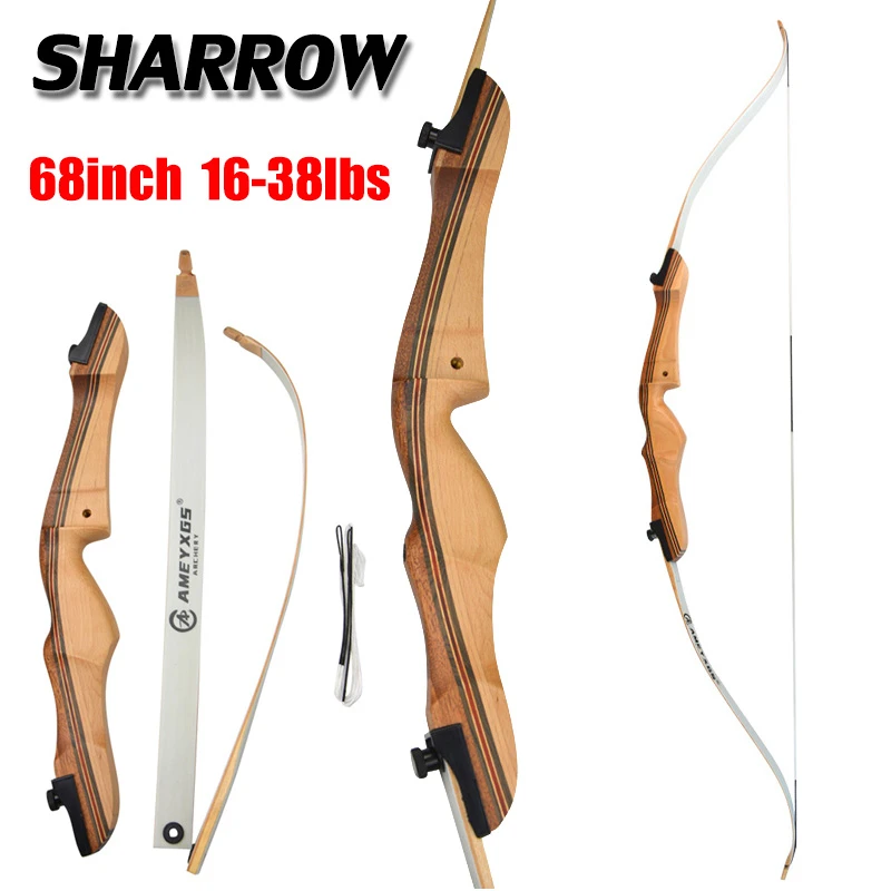 反らす弓アーチェリー 16 38lbs 68 インチ木製弓スーツ職業初心者屋外狩猟撮影モーション弓と矢アクセサリー Darts Aliexpress