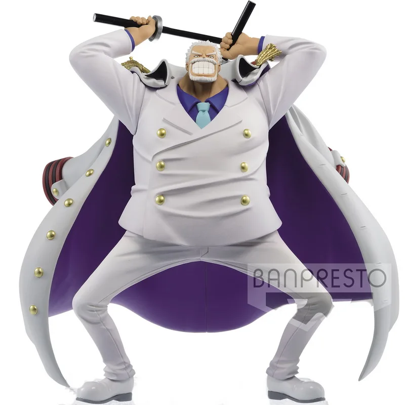 Оригинальный Banpresto одна штука Обезьяна D Garp журнал фигурка морской Гарп ПВХ