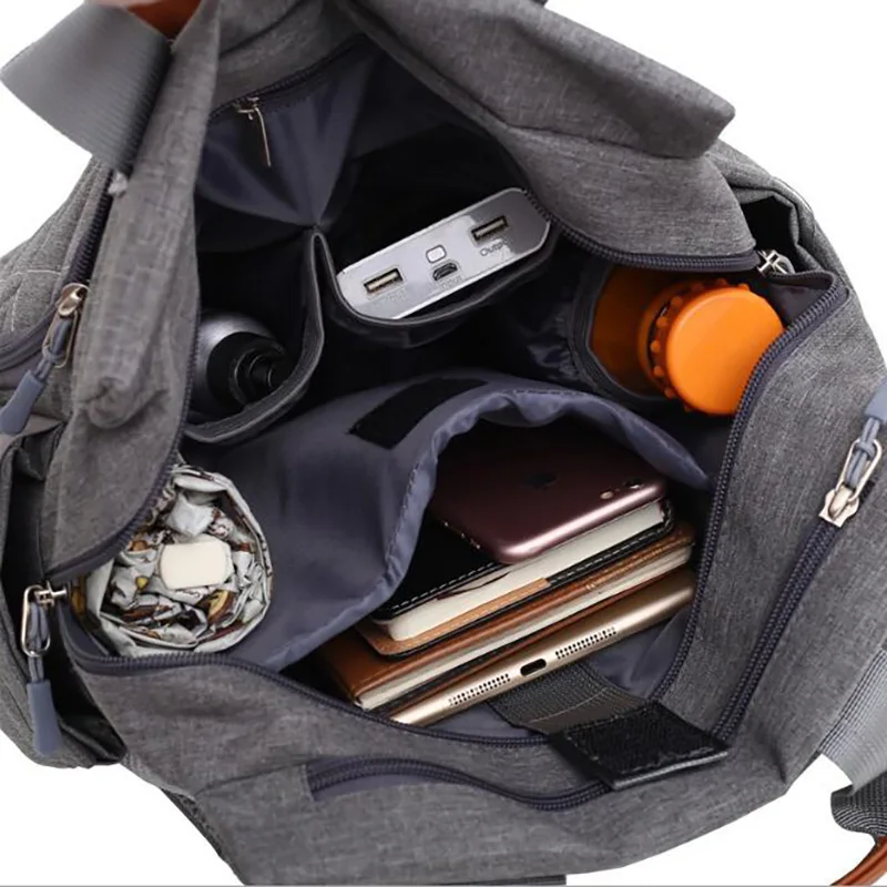 Large Mummy 2pcs/set  Maternity Nappy Bag set Backpack Travel Diaper Bags Handbag for Stroller Multifunction