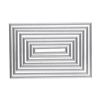 

Metal Cutting Dies Rectangular Stencils Die Cuts For Card Making Scrapbooking Album DIY Crafts Carbon Steel Durable 115*80mm