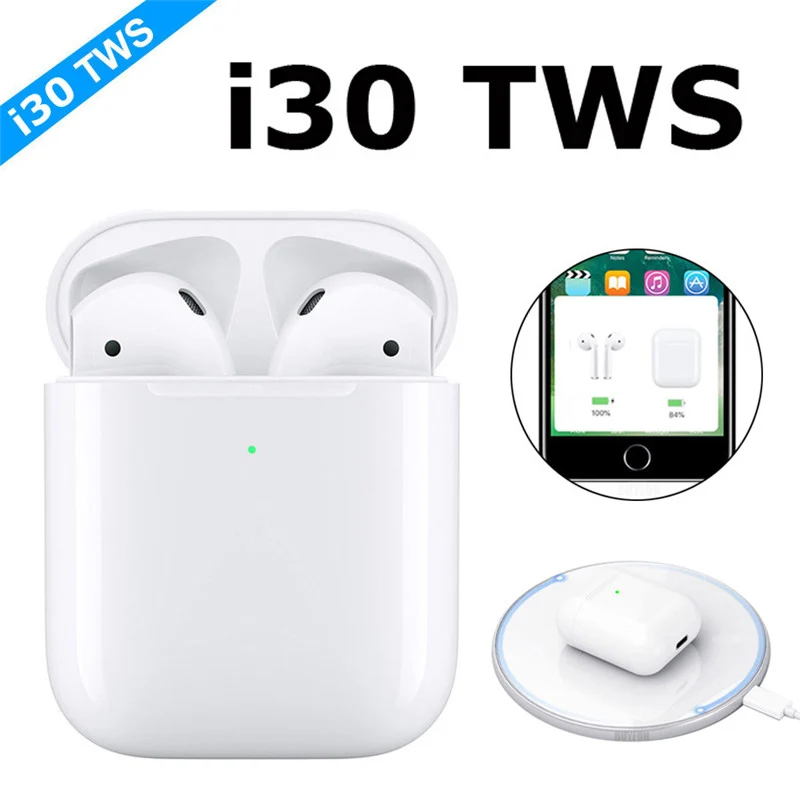 

2019 New i30 TWS POP UP i30 tws Wireless Earphone Bluetooth 5.0 earphones Touch Earbuds Not W1 Chip i9s i10 i12 i60 i80 i100 tws