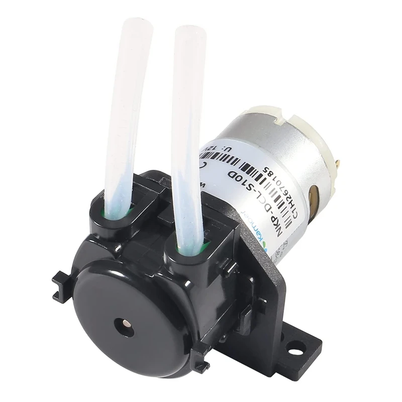 

12V DC Dosing Pump Peristaltic Dosing Head with Connector for Arduino Aquarium Lab Analytic DIY
