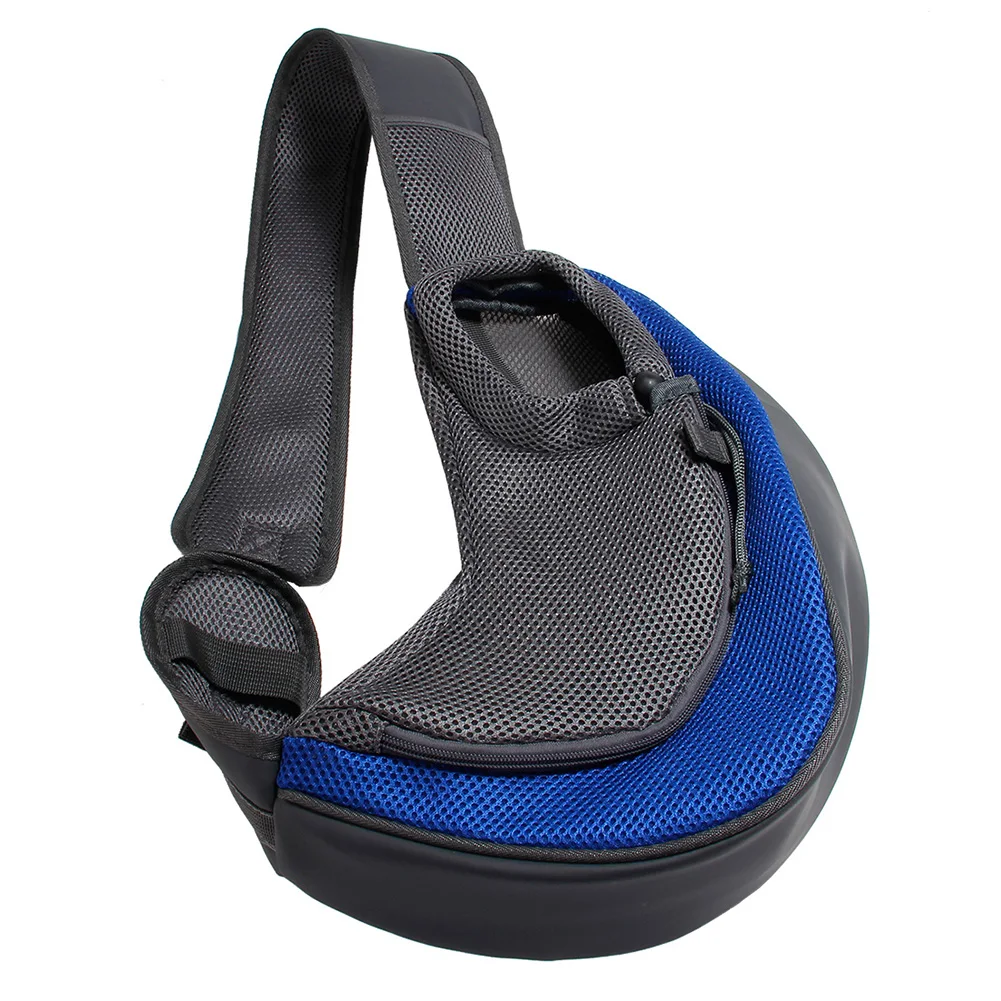 Pet Puppy Dog Carrier Outdoor Travel Single Shoulder Bag Mesh Pouch Handbag