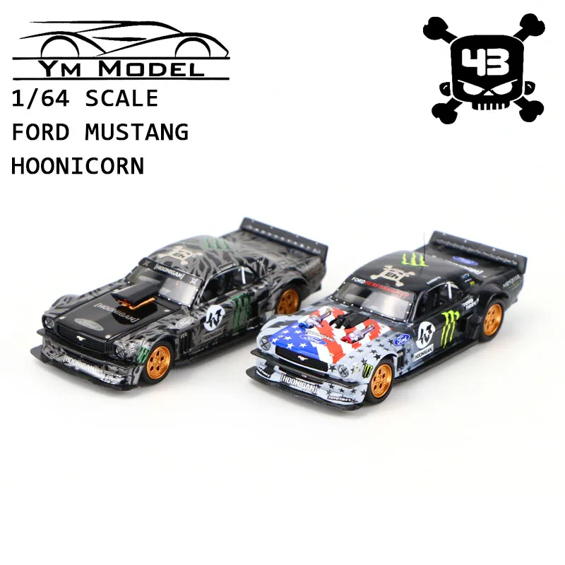 164 SCALE YM MODEL KEN BLOCk'S 1965 FORD MUSTANG HOONICORN MODEL