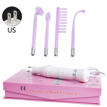 

Device Daily Use Spot Remover Purple Light Face Massager Travel Gift High Frequency Acne Spa Facial Scar Heal Electrode