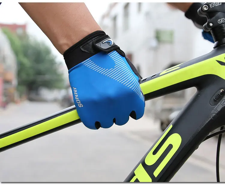 Велосипедные перчатки, полный палец, спортивные, противоударные, MTB, велосипедные, перчатки с сенсорным экраном, мужские, женские, велосипедные, губчатые, длинные, перчатки