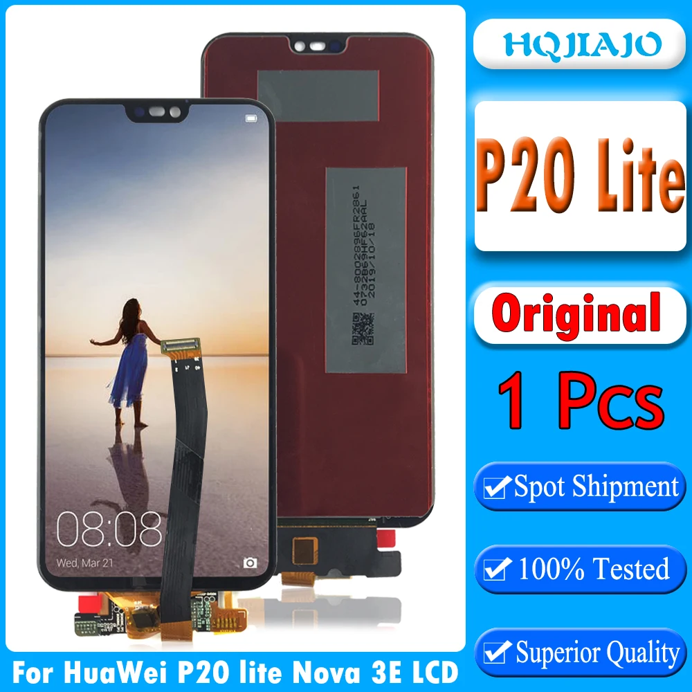Original LCD For Huawei P20 Lite Nova 3e LCD ANE-LX1 ANE-LX3