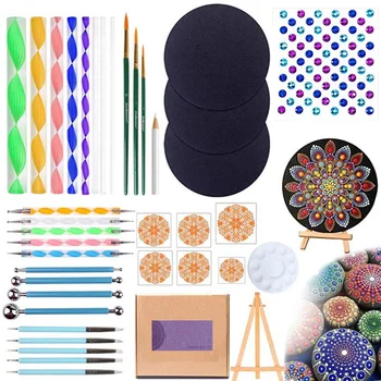 

Mandala Dotting Tools Set 40pcs Home Coloring Kids Adults Mandala Dotting Tools Set Drawing Painting DIY