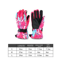 Водонепроницаемый Сенсорный Экран Нейлон зимние унисекс перчатки Windstopper открытый теплый лыжный