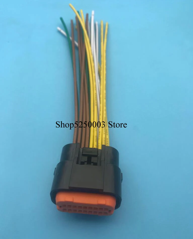 2 with wire 18 способ/контактный автомобильный провод электрический разъем зажигания Жгут проводов Женский Разъем MX23A18SF1 MX23A18XF1 - Название цвета: 2 with wire