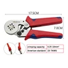 Tubular Terminal Crimping Tools Mini Electrical Pliers HSC8 6-4A/HSC8 6-4 0.25-10mm2/0.25-6mm2 23-7AWG High Precision Clamp Sets 3