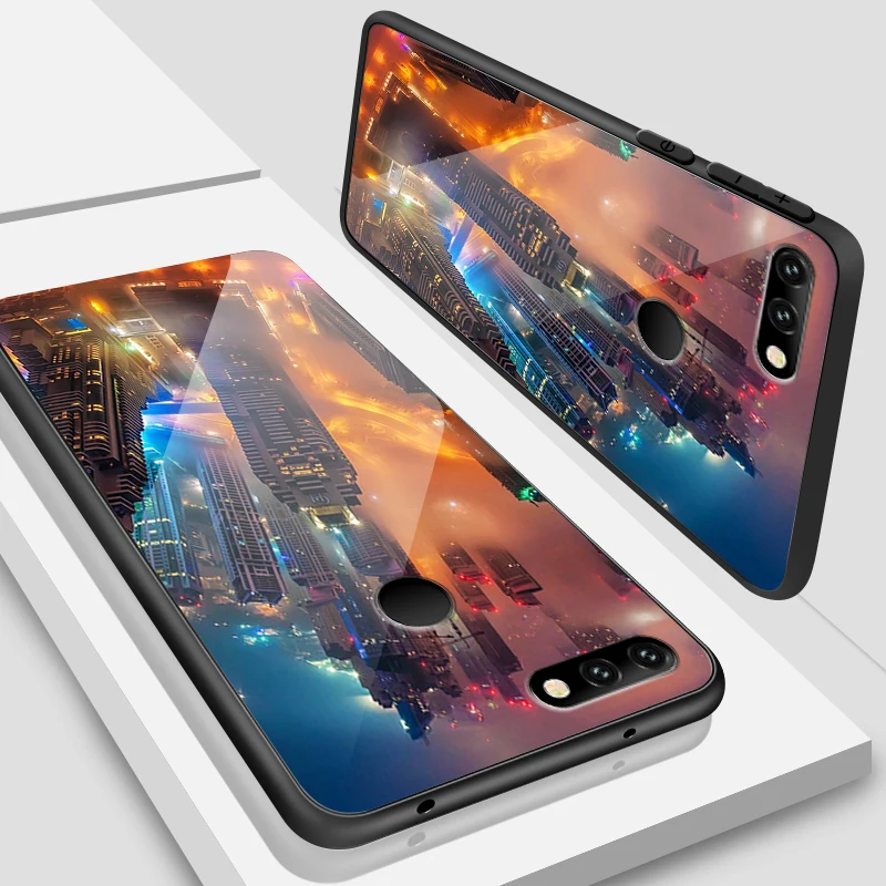 W325 Мобильный чехол для телефона для Huawei Honor 6X 7A 7C 7X 8A 8X9 облегченное закаленное стекло крышка Y9 Y6 Y7 премьер-профессионал Magic2 Чехлы TPU - Цвет: W325