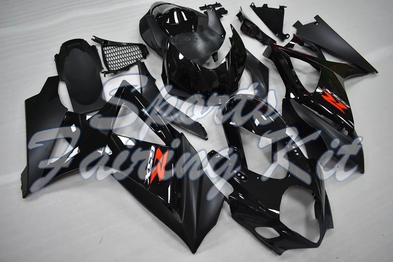 Пластиковые обтекатели для GSX R 1000 2007 2008 K7 черные GSXR 08 наборы тела 07|Полные
