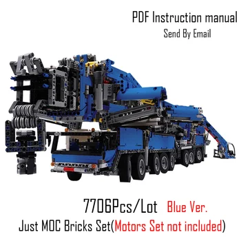 

2020 NEW lepining Power Mobile Crane LTM11200 RC Technic Motors Kits Building Blocks Bricks fit for MOC 20920 Children Gift