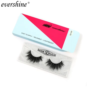 

25mm 3D Faux Mink Eyelashes Thick False Eyelash Criss-cross Strands Cruelty Free High Volume Mink Lashes Dropshipping#5d-09