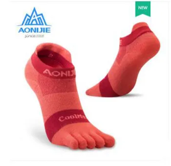 

AONIJIE 1 Pairs Sport Socks Five Toed Barefoot Running Cycling Hiking Jogging Running Shoes Marathon Race Socks For Men Women