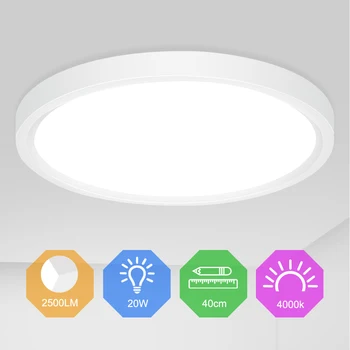 

Surface Mounted 15W 20W Led Ceiling Light Panel Light AC 220-240V Living Room Bedroom Lights Led Lamp Modern