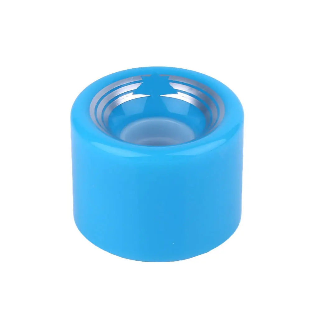light blue 1 шт. скейт доска скейтборд колеса рокер колеса раздвижные колеса открытый - Цвет: light blue