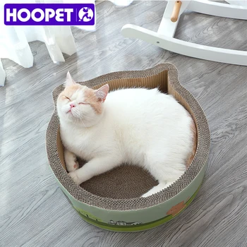 

HOOPET Pet Corrugated Paper Cat Scratcher For Kitten Cat Scratching Pad Board Mat For Cats Pets Toy Game Accessories