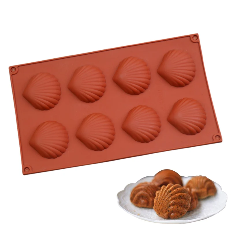 

Cake Decoration Tools DIY Seashells Fondant Cake Candy Silicone Molds Creative Chocolate Mold Biscuits Cake Bakeware Tools