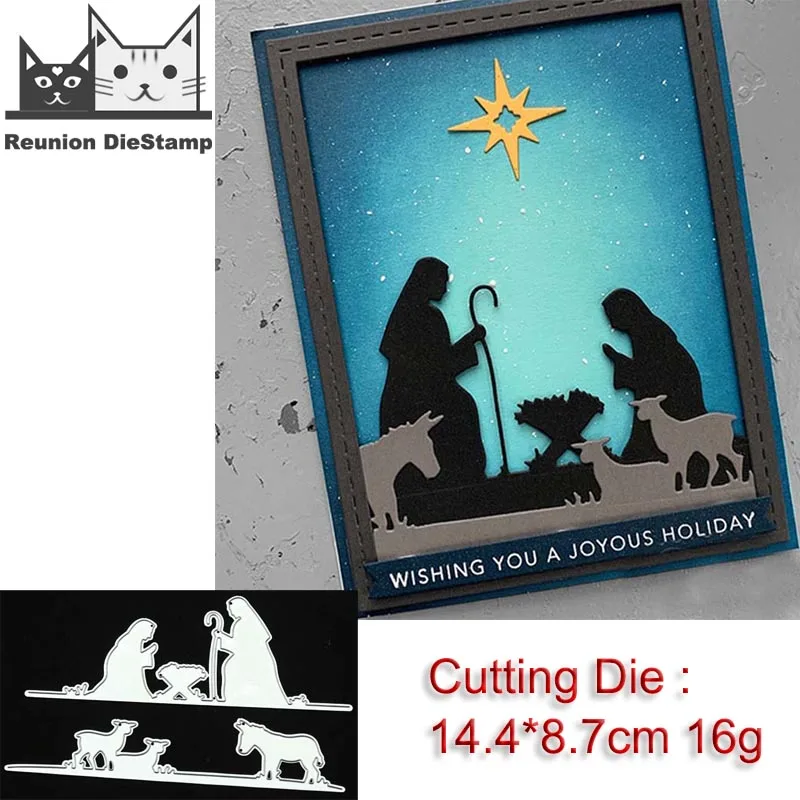 

Reunion 2020 People and Dogs Metal Cutting Dies DIY Scrapbooking Paper Photo Album Craft Mould Card Embossing Mold Stencil Decor