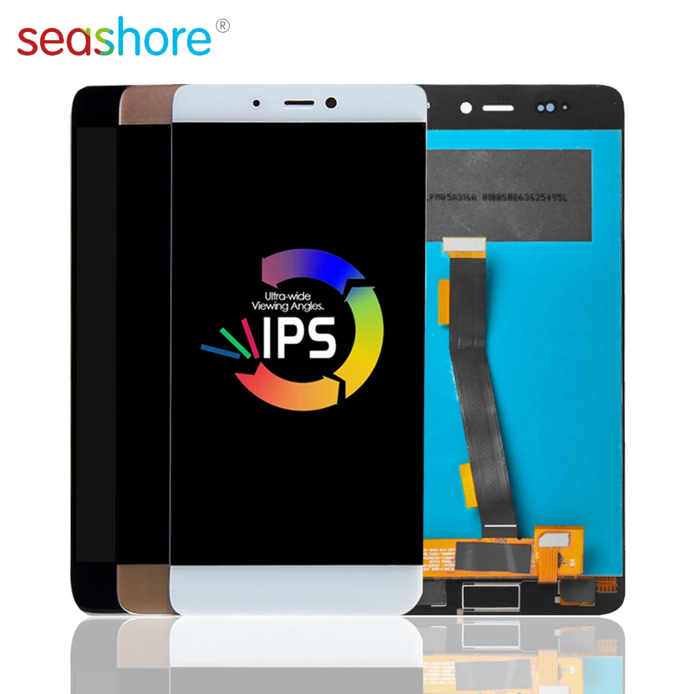 5,1" экран для Xiaomi Mi 5S lcd кодирующий преобразователь сенсорного экрана в сборе для Xiaomi Mi 5S дисплей с рамкой Замена без отпечатков пальцев