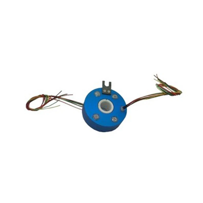 

1PCS 6 Wires Ultra-thin Hollow Shaft Slip Ring Hole 15mm 6CH 2A SRT015-54-0602 Collecting Ring Diameter 54mm 220V