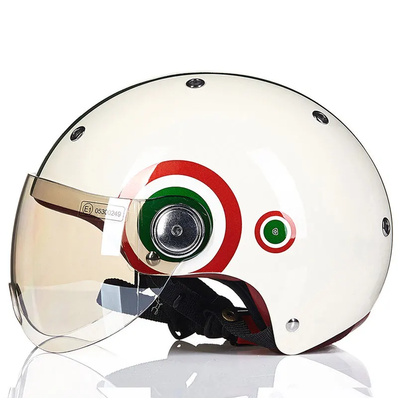 Открытый лицо e-Bike скутер мотоцикл половина шлем capacete cascos BEON B-103