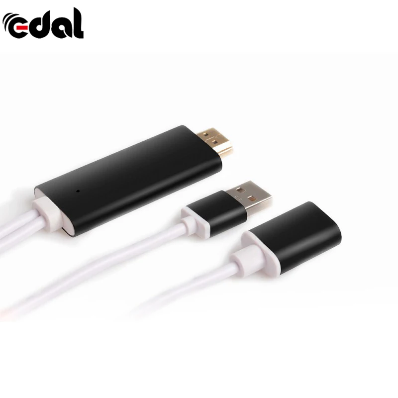 HD синхронизация экраны передачи кабель Цифровой HDMI медиа видео стример зеркалирование линии IOS/Android USB Женский и HDMI в