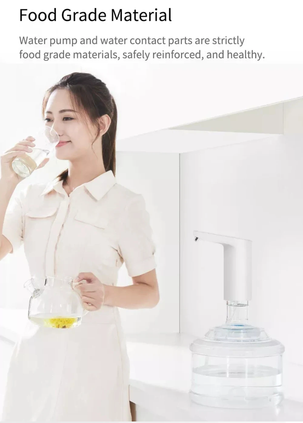 TDS Water Quality Rapid Effluent Automatic Supply Water Pump from Xiaomi youpin