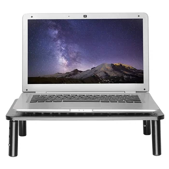 

Monitor Stand Riser 3 Height Adjustable Stand Desktop with Mesh Platform for Laptop Computer OCT998