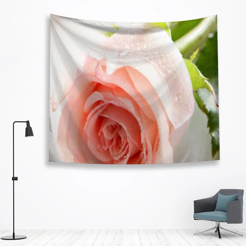 Цветок стены Ttapestry висячие украшения богемный пляжный коврик фермерский дом Декор общежития Мандала гобелены колдовство хиппи