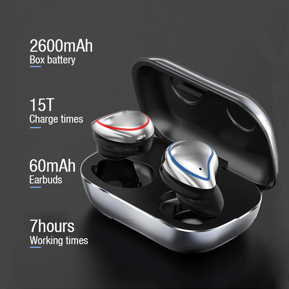 SE9 TWS Bluetooth наушники 5,0 беспроводные TWS наушники CVC8.0 HiFi сенсорные гарнитуры водонепроницаемые 2600 мАч для iPhone Android телефонов