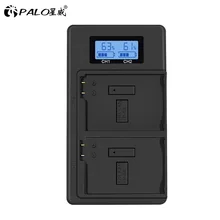 PALO LP-E8 LPE8 LP E8 LCD Display USB camera Battery Charger for Canon EOS 550D 600D 650D 700D X4 X5 X6i X7i T2i T3i grepro lcd display usb dual battery charger for canon lp e8 lpe8 lp e8 camera eos 550d 600d 650d 700d x4 x5 x6i x7i t2i t3i