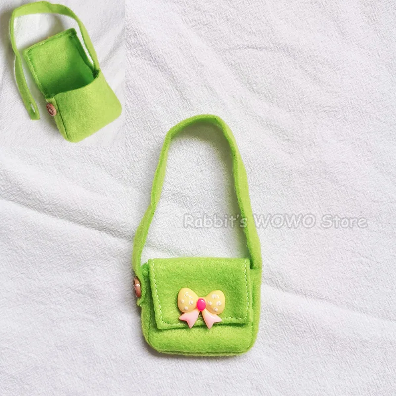 1PCS 1/6 Doll Bags Miniature Crossbody Bag Handbag Accessories for 25cm Dolls Mellchan Bjd Doll Accessories 10