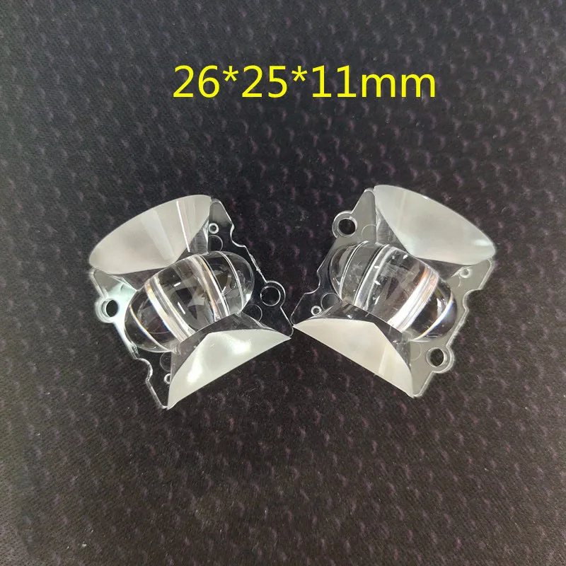 4pcs 26x25x11mm 26*25*11mm U shape 180 degrees window light lens line shine LED car spotlight | Инструменты