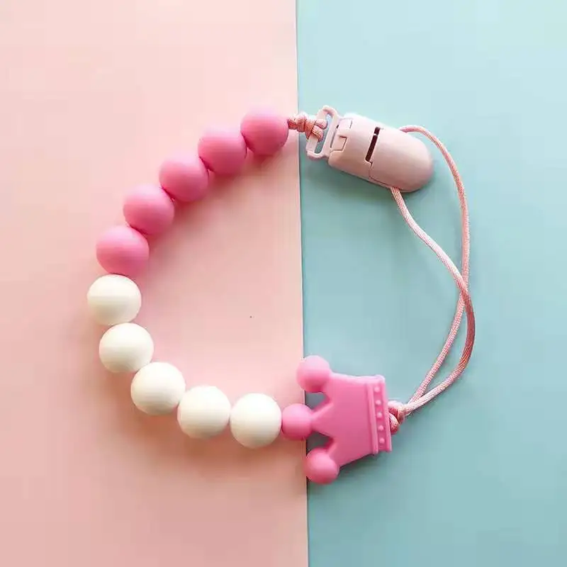 Укусы 1 шт. Детские Силиконовые Бусины Пищевой жемчуг силикон для Diy игрушка лекарственная соска клип детская продукция - Цвет: 11