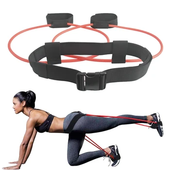 

Fitness Booty Bands Butt Leg Pedal Exerciser Pull Rope Training Resistance Bands Exerciser Equipments Gym Training
