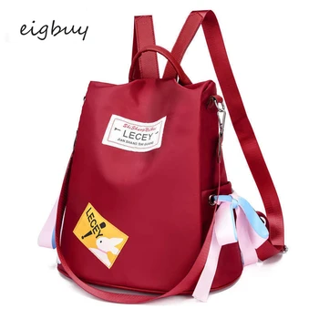 

Ladies Backpack Adjustable Strap Korean Style Black Casual Fashionable School Bags For Teenage Girls Back Pack Bookbags