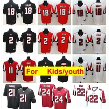 Молодежная Детская футболка с рисунком из мультфильма «Челси», «Хулио Джонс», Matt Ryan, Calvin Ridley, evonta, Freekids, Deion Sanders, цветная Футбольная Футболка