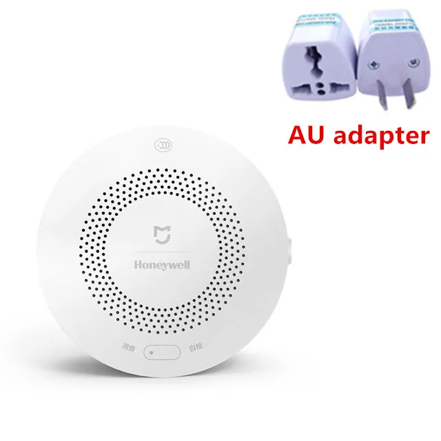 Xiaomi Mi jia умный газовый сигнализатор дистанционного управления с Xiaomi Mi воротами 2 Smart Home Guard Set визуальный сигнал тревоги - Цвет: add AU adapter