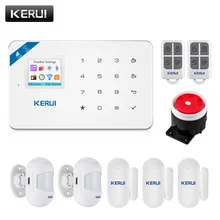 KERUI W18 Wireless WiFi GSM Home Security Alarm System Android IOS APP Control Burglar Alarm System With Mini PIR Motion Sensor