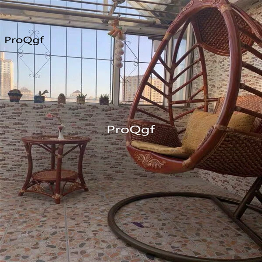 Ngryise 1Pcs A Set swing rattan chair tree leaf shape
