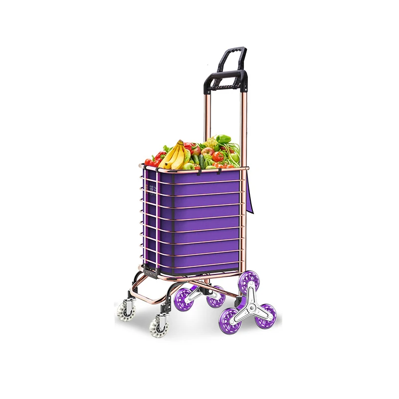  Shopping cart shopping cart trolley handcart folding portable trolley pulling trolley and pulling t