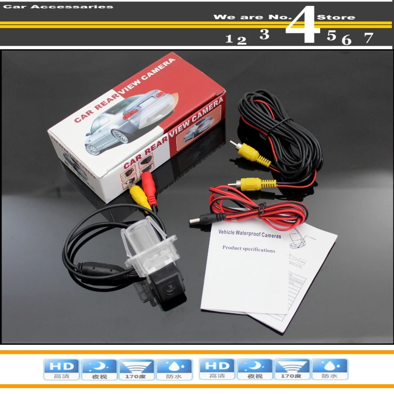 Liislee For Mercedes Benz C Class MB W204 Car Camera High Quality Rear View Back Up Camera For PAL  NTSC CCD + RCA (7)