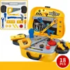 Kids Toolbox Kit Educational Toys Simulation Repair Tools Toys Drill Plastic Game Learning Engineering Puzzle Toys Gifts For Boy 4