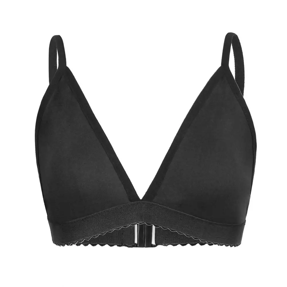 HZY1022027Black Сексуальное женское нижнее белье, эластичная клетка, кружево, одноцветная, средняя посадка, лифчик, порно, сексуальное нижнее белье, майка, эротические топы, бюстгальтер, Babydoll, бюстье, костюмы - Цвет: HZY1022027Black